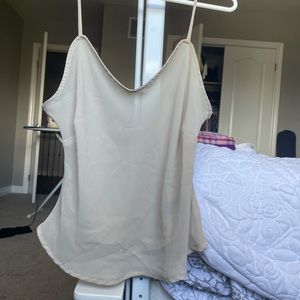 Thrifted sheer tank top